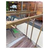 Set of 3 Metal Garment Racks for Retail Display