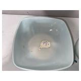 Vintage Pyrex Mixing Bowls - Turquoise & Patterned Design