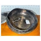 Vintage Silver-Plated Footed Bowl & Serving Tray Set