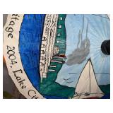 Decorative Lake City Minnesota Paper Umbrellas 2004 Set of 2