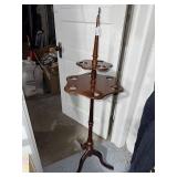 Vintage Wooden Umbrella Stand with Multiple Slots
