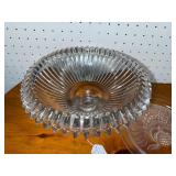 Vintage Glassware Collection: Bowl, Plate, & Candlesticks