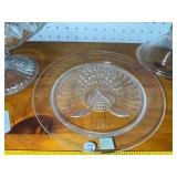 Vintage Glassware Collection: Bowl, Plate, & Candlesticks