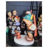 Lot of 10 Vintage Porcelain Child Figurines - Various Designs