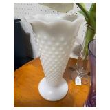 Assorted Vase and Decorative Lot: Glass, Milk Glass, Metal