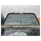 Vintage Black Leather Briefcase with Buckle Clasps