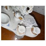 Antique Boehm German Porcelain Trinket Box Sideboard