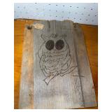 Rustic Owl Wooden Wall Art & Decorative Wall Sconce Set