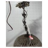 Vintage-Style Crystal Hanging Lamp with Intricate Detailing
