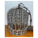 Elegant Crystal Pendant Light with Decorative Chain