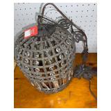 Elegant Crystal Pendant Light with Decorative Chain