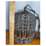 Elegant Crystal Pendant Light with Decorative Chain