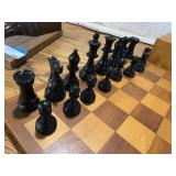 Wooden Chess Set with Storage Box - Complete Set of Pieces