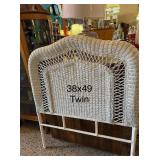 Wicker Twin Headboard