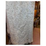 Vintage Museum Quality Preserved Wedding Gown with Lace Detail - Size 10 but fits closer to size 8
