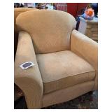 Pair of Beige Upholstered Armchairs