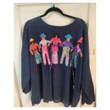 Set of 2 Colorful Women