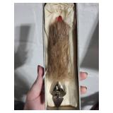 Vintage Fur Lined Bottle Opener with Box