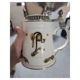 Set of 3 Decorative Beer Steins Including Thewalt and Irish Tara Marks