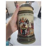Set of 3 Decorative Beer Steins Including Thewalt and Irish Tara Marks
