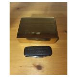 Vintage 1984 Trinket Box with Cherry Hill Pocket Knife