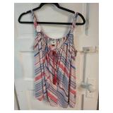 Set of 4 Womens Sleeveless Tops Mixed Brands Assorted Sizes