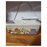 Set of 3 Garden Ridge Mini Ceramic Loaf Pans with Fruit and Harvest Designs