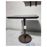 Mid-Century Modern Square Pedestal Side Table