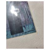 Framed Abstract Print Signed by Dylan Alvarez