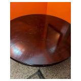 Vintage Round Pedestal Dining Table