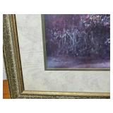 Framed Artwork by Danny Hahlbohm - Floral Doorway Scene