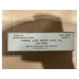 Old Glass Syringe (587450) Luer Needle Lock 3 cc.