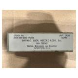Old Glass Syringe (587453) Luer Needle Lock 3 cc.