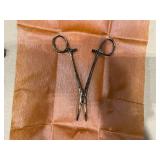Twelve Hemostatic Curved Forceps (587486) Packaged in 1966, Still Sealed