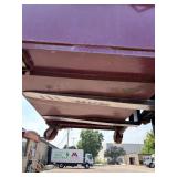 Two Heavy Duty Waste Containers (587676) Rear Load On Wheels and Without Lids