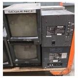 Lot of 14 Broken Production Monitors (5877810)