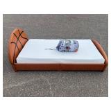 TODDLER TWIN SIZE BASKETBALL BED