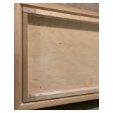 Wood and Glass 4-Door Display Cabinet with Shelves