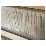 Framed Macrame Wall Art with Wooden Frame