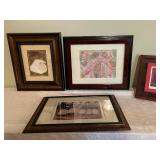 Collection of 4 Framed Art Prints and Photographs