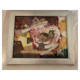 Set of 3 Framed Art Prints and Collages