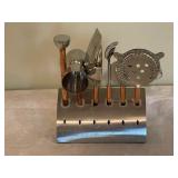 Stainless Steel Bar Tool Set with Stand