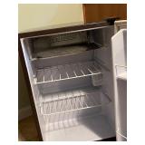 Vintage Samsung Compact Refrigerator with Wood Grain Finish
