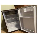 Vintage Samsung Compact Refrigerator with Wood Grain Finish