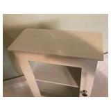 Wall Mount White Wooden Medicine Cabinet with Glass Door