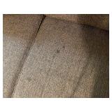 Used 3-Seat Gray Fabric Sofa with Removable Cushions