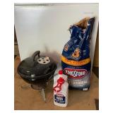 Charcoal Grill, Kingsford Briquets, Lighter Fluid, and Grilling Tools Set