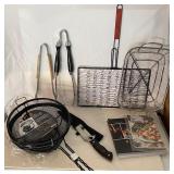Charcoal Grill, Kingsford Briquets, Lighter Fluid, and Grilling Tools Set
