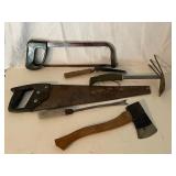 Assorted Hand Tools and Power Tools Lot with Case, Sander, Drill, and Wood Care Kit