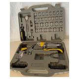 Assorted Hand Tools and Power Tools Lot with Case, Sander, Drill, and Wood Care Kit